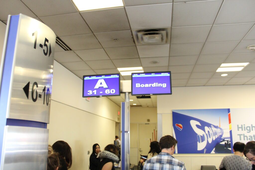 southwest a list boarding