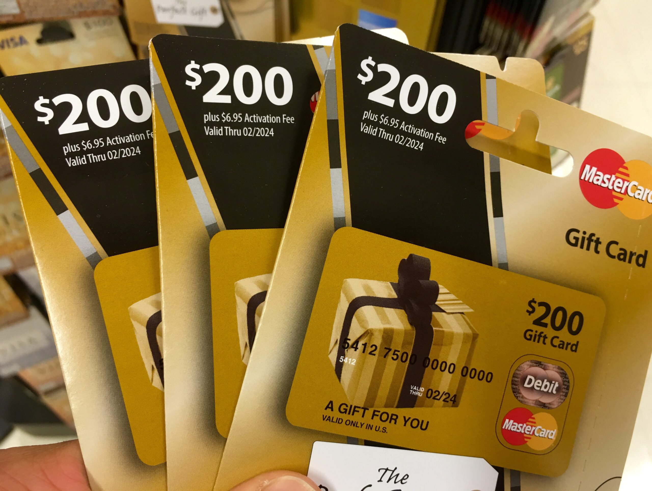 Visa $200 Gift Card (plus $6.95 Purchase Fee)