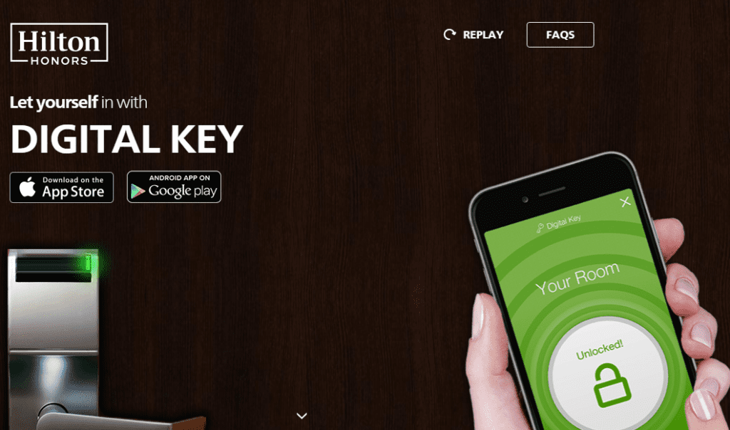 Hilton Digital Key AcCounting Your Points